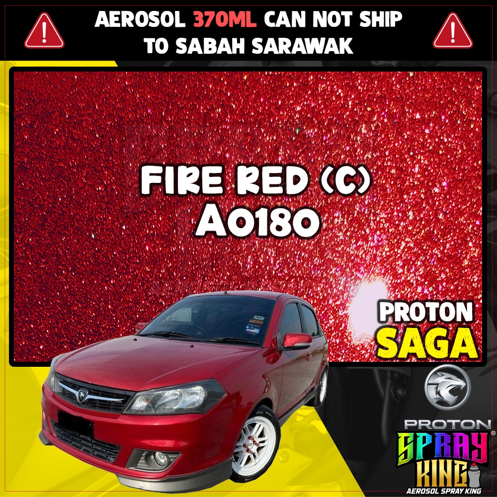 PROTON SAGA [ A0180 Fire Red ] Touch Up Pen / Touch up Paint Small ...