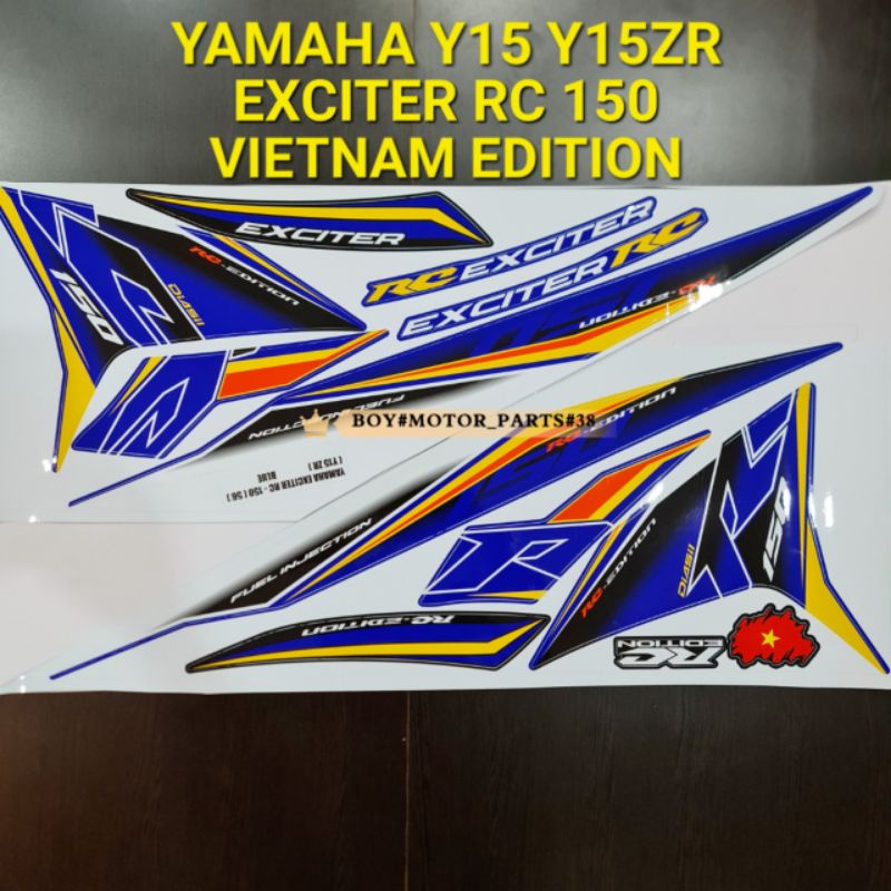 Yamaha Y Y Zr Exciter Rc Body Sticker Vietnam Special