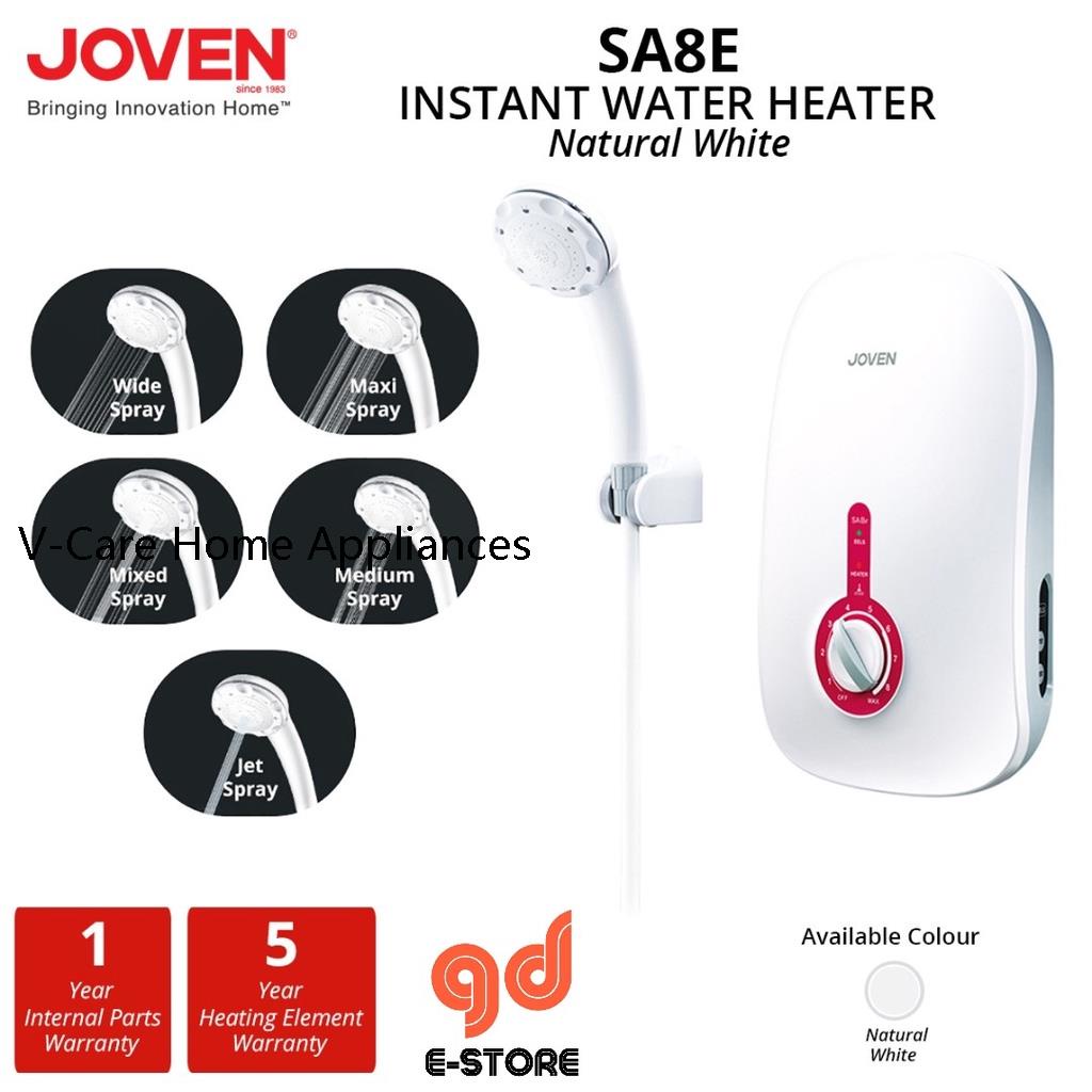 Joven SA8E Water Heater With BuiltIn EELS System and Surge Protector(No Pump) Shopee Malaysia