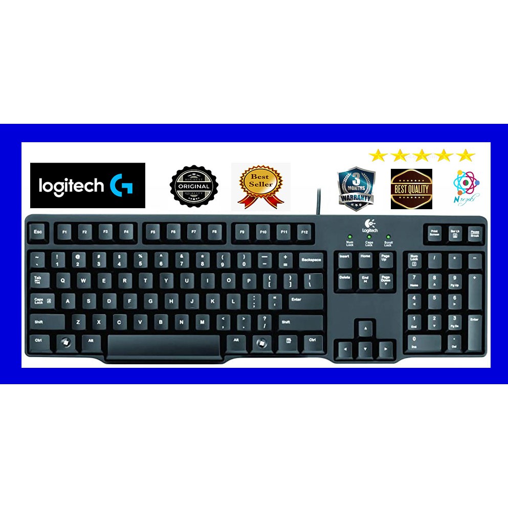 Logitech K100 Classic PC Keyboard | Shopee Malaysia