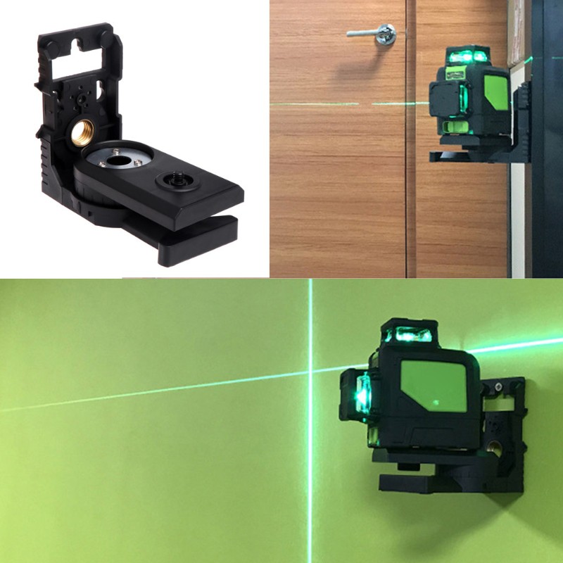 Support Magnétique Réglable 180° En L Pour Niveau Laser - Adaptateur Rotatif Pour Trépied, Fixation Magnétique Puissante