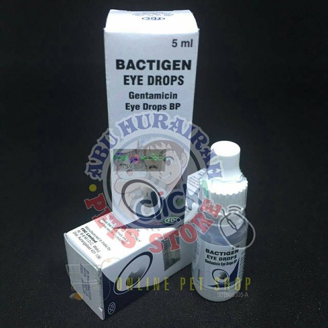 🔥🔥🔥EXP APRIL 2022 BACTIGEN EYE DROPS Ubat sakit mata untuk CAT DOG