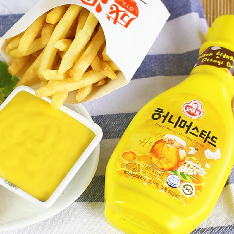 Korean Tumbler Honey Mustard Sauce Korean Yellow Mustard Sauce Sandwich