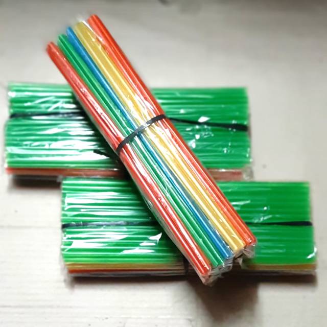 Plastic Ice Straws (5 Packs / Ties) Shopee Malaysia