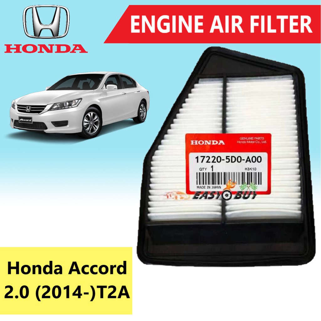 HONDA Engine Air Filter Honda Accord 2014 2.0 T2A (172205D0A00