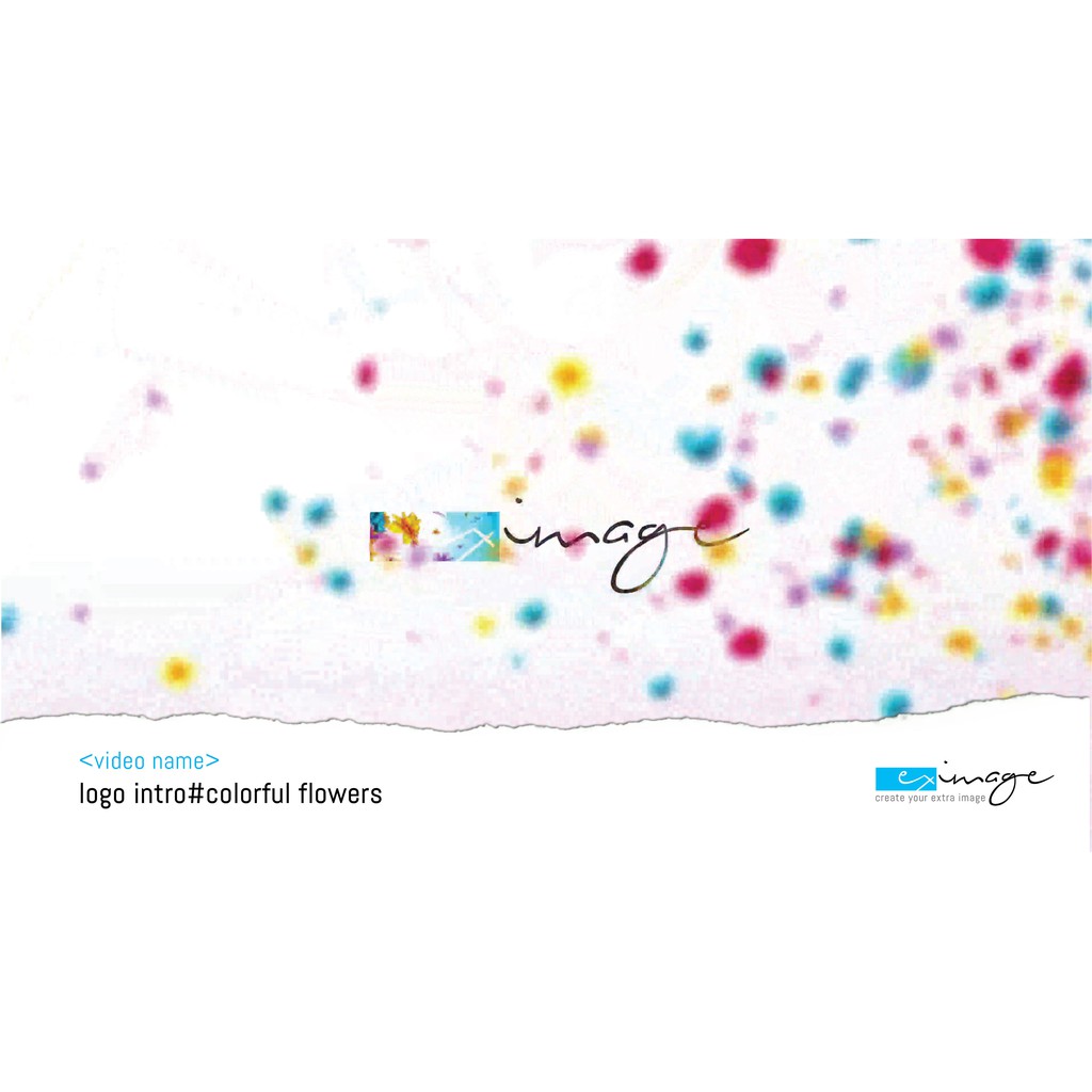 logo intro#colorful flowers - video intro I video edit I dynamic logo I ...