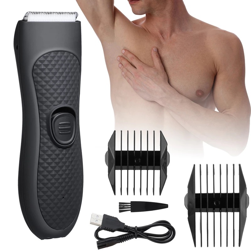 Men's Groin Hair Trimmer Balls Groomer Body Trimmer for Men Pubic Male Private Part Shaver
