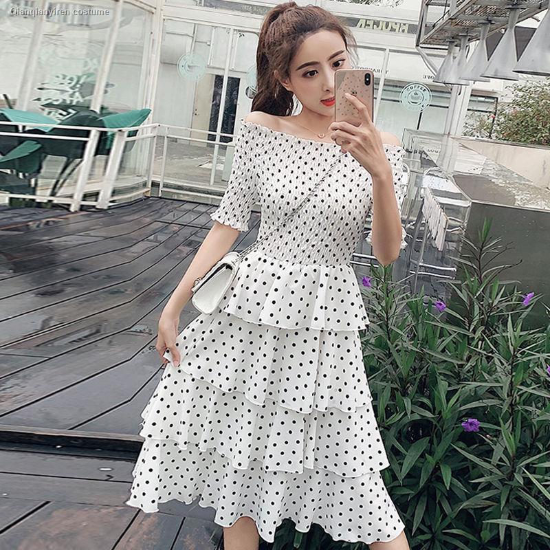 Polka dot skirt malaysia sale