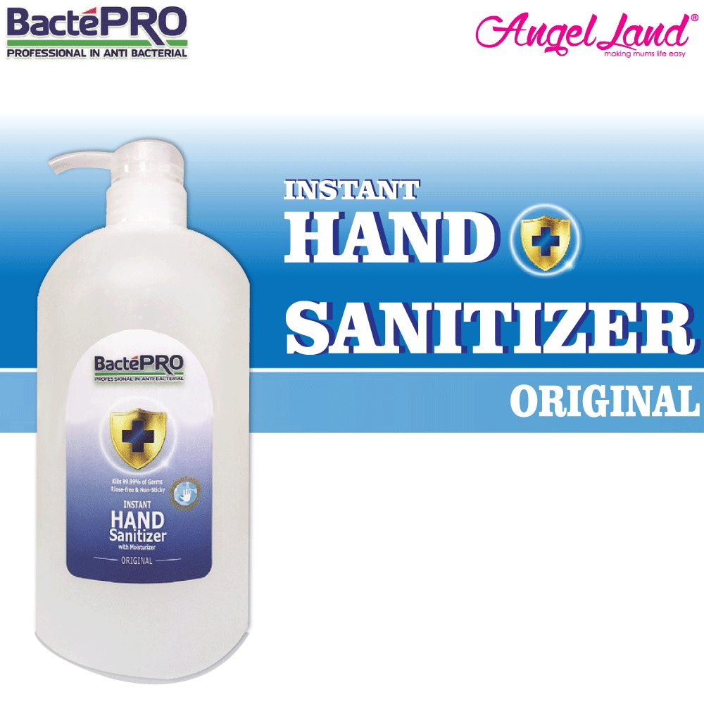 BactePro Instant Hand Sanitizer/ sanitiser with Moisturizer (1Litre ...