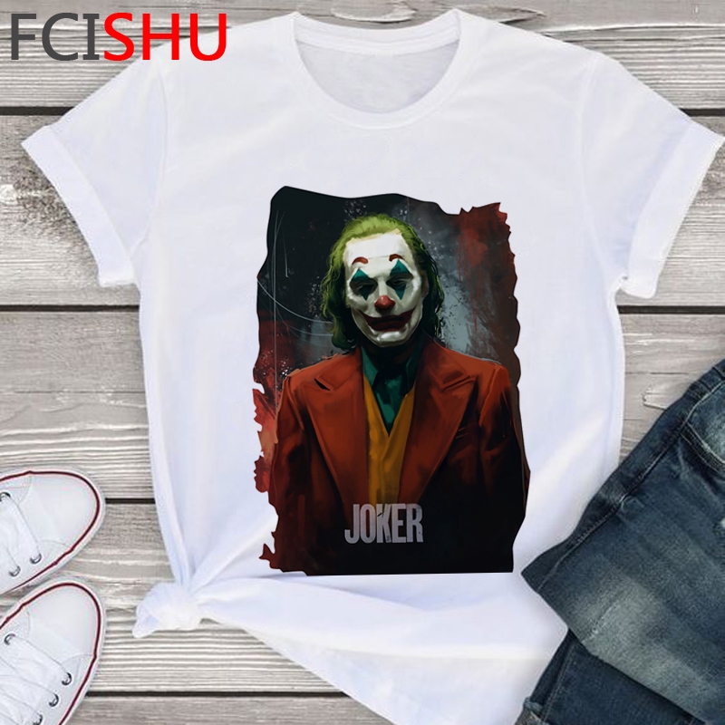 joker women 3XL Clothing T Size Shirt Plus Homme Causal Printed T