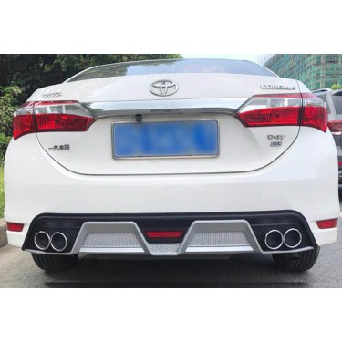 TOYOTA ALTIS 14~19 REAR BUMPER DIFURSER ABS MATERIAL | Shopee Malaysia