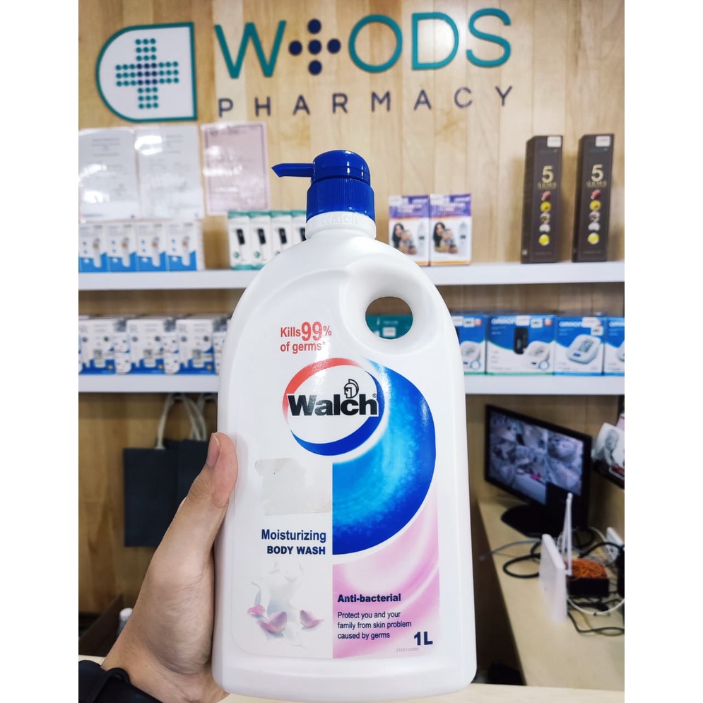 WOODS PHARMACY short expiry WALCH ANTIBACTERIAL BODY WASH 1L (CLASSIC