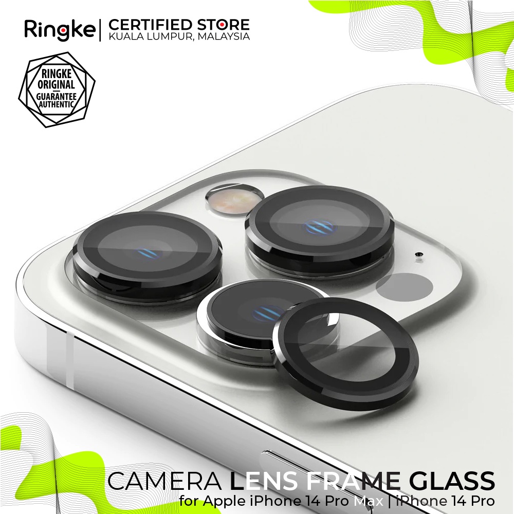 RINGKE® CAMERA LENS FRAME GLASS iPhone 14 Pro Max/ iPhone 14 Pro 0.33mm ...