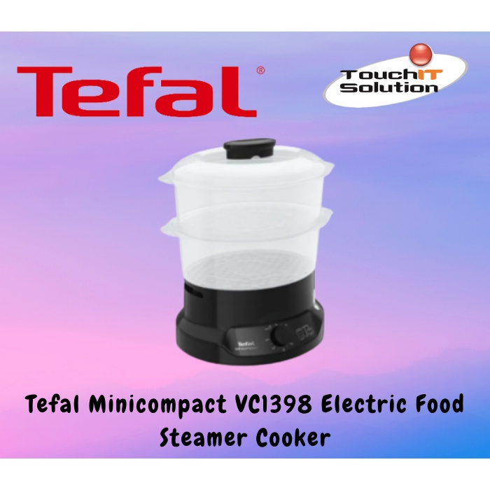 Tefal Minicompact VC1398 Electric Food Steamer Cooker | Shopee Malaysia