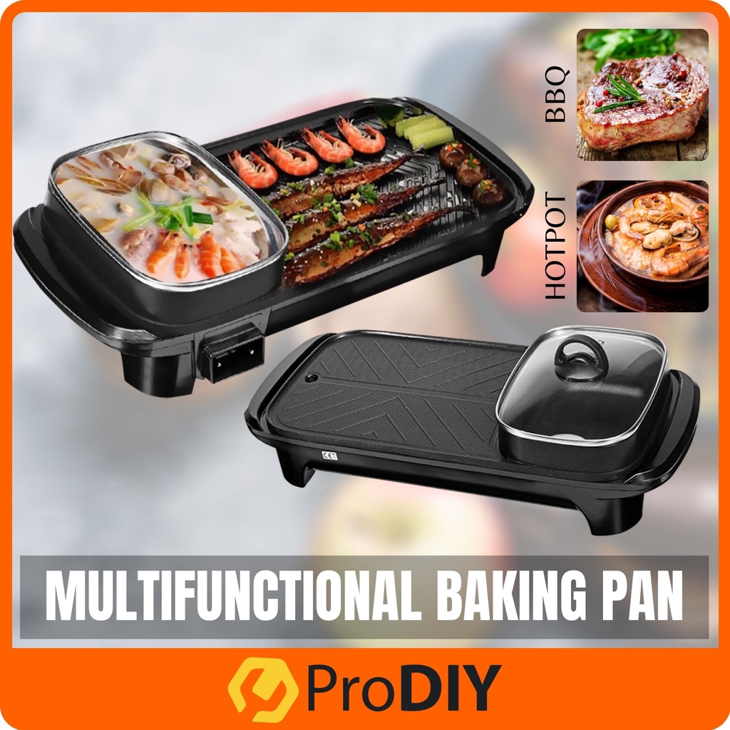 Multifunctional Electric Baking Pan Electric Barbecue Grill Oven Pan