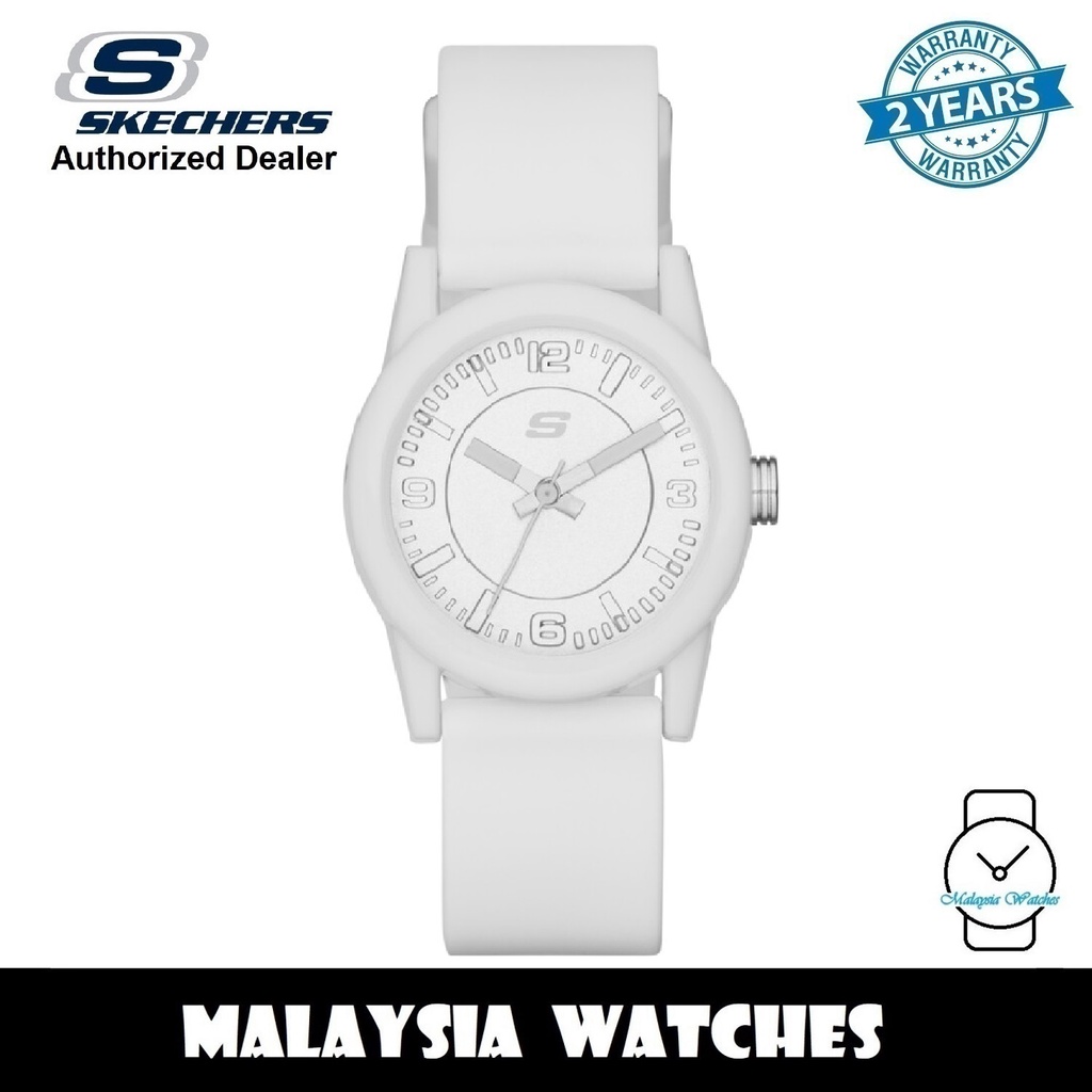 Skechers watch white clearance