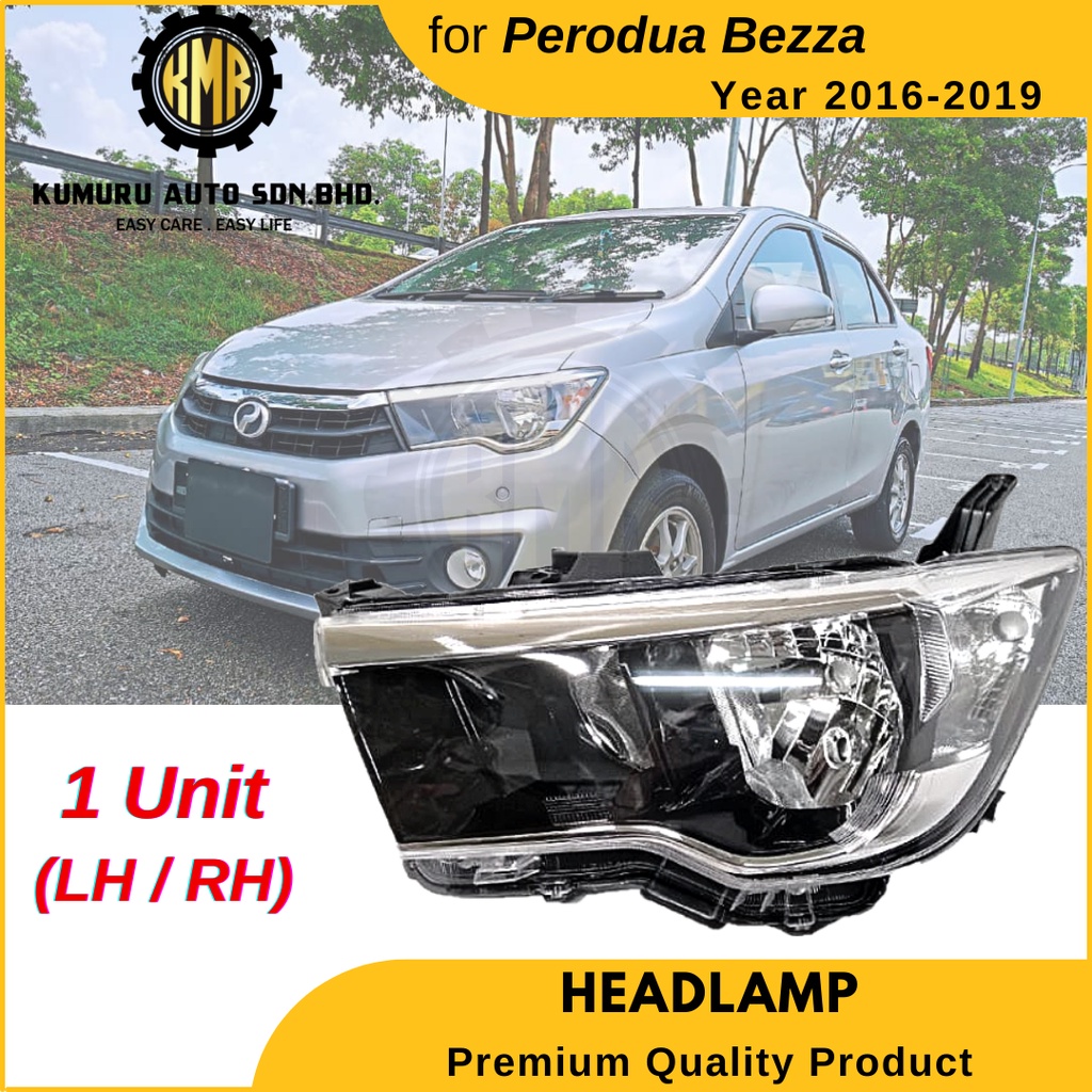 (1@pc) Front Headlamp Perodua Bezza 2016-2019 | Shopee Malaysia