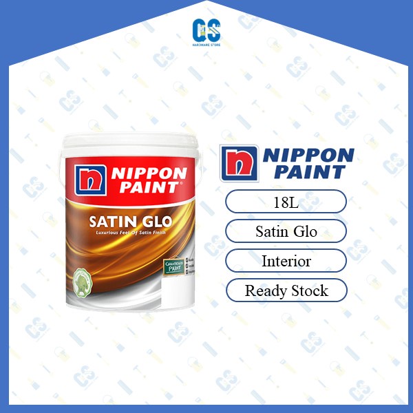 Nippon Paint Satin Glo 18L - Interior Paint # A Luxury Wall Finish ...