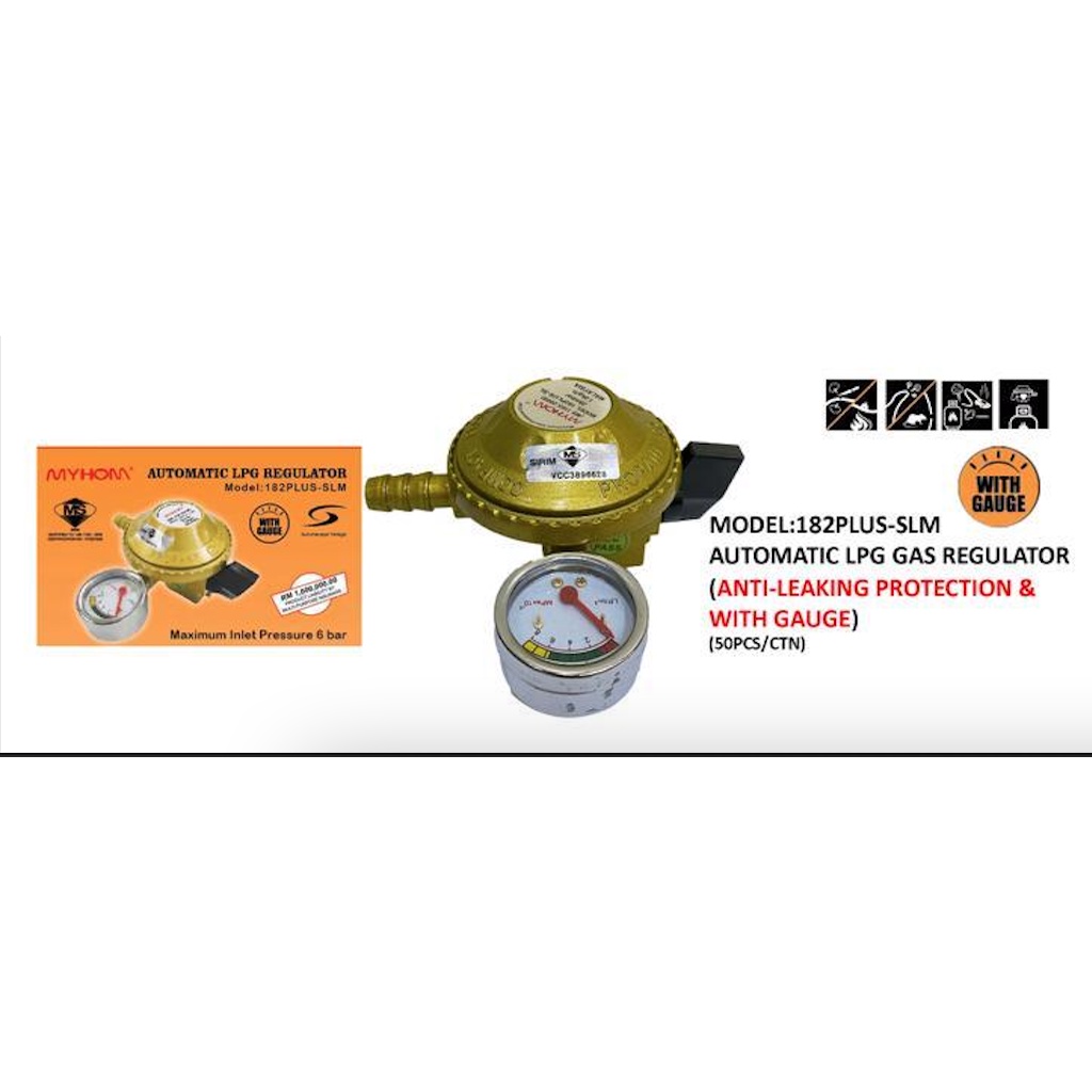 MYHOM GAS REGULATOR AUTOMATIC LPG GAS REGULATOR (ANTILEAKING