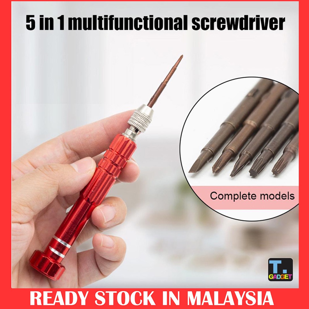 5 in 1 Screwdriver Set Multifunctional Mobile Phone Repair Tool Kit ...