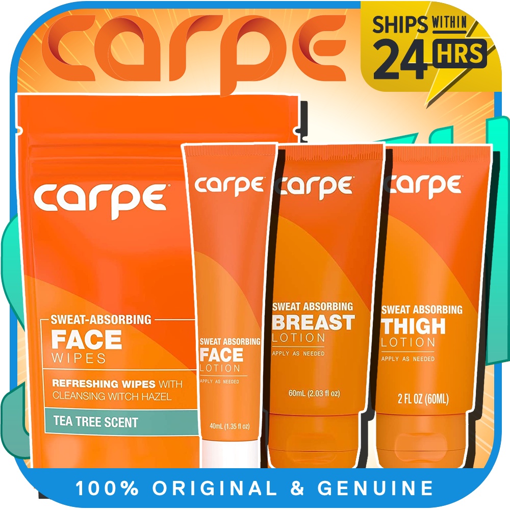 Carpe Sweat Absorbing Face Lotion / Breast Lotion / Thigh Lotion / Face