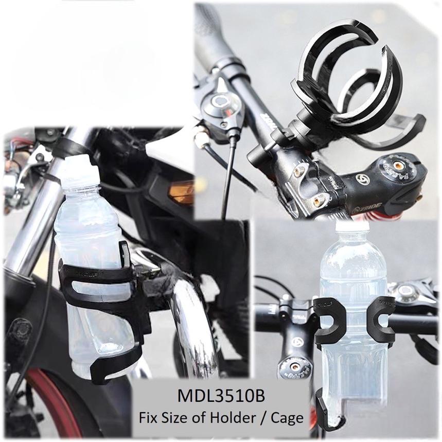 Milwuakee Leather Crash Bar Bottle Holder Right main image 0