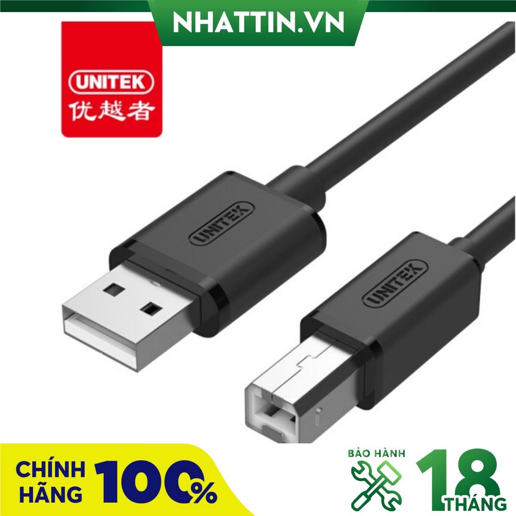 Genuine Unitek Y-C420 3m printer and can usb signal cable | Shopee Malaysia