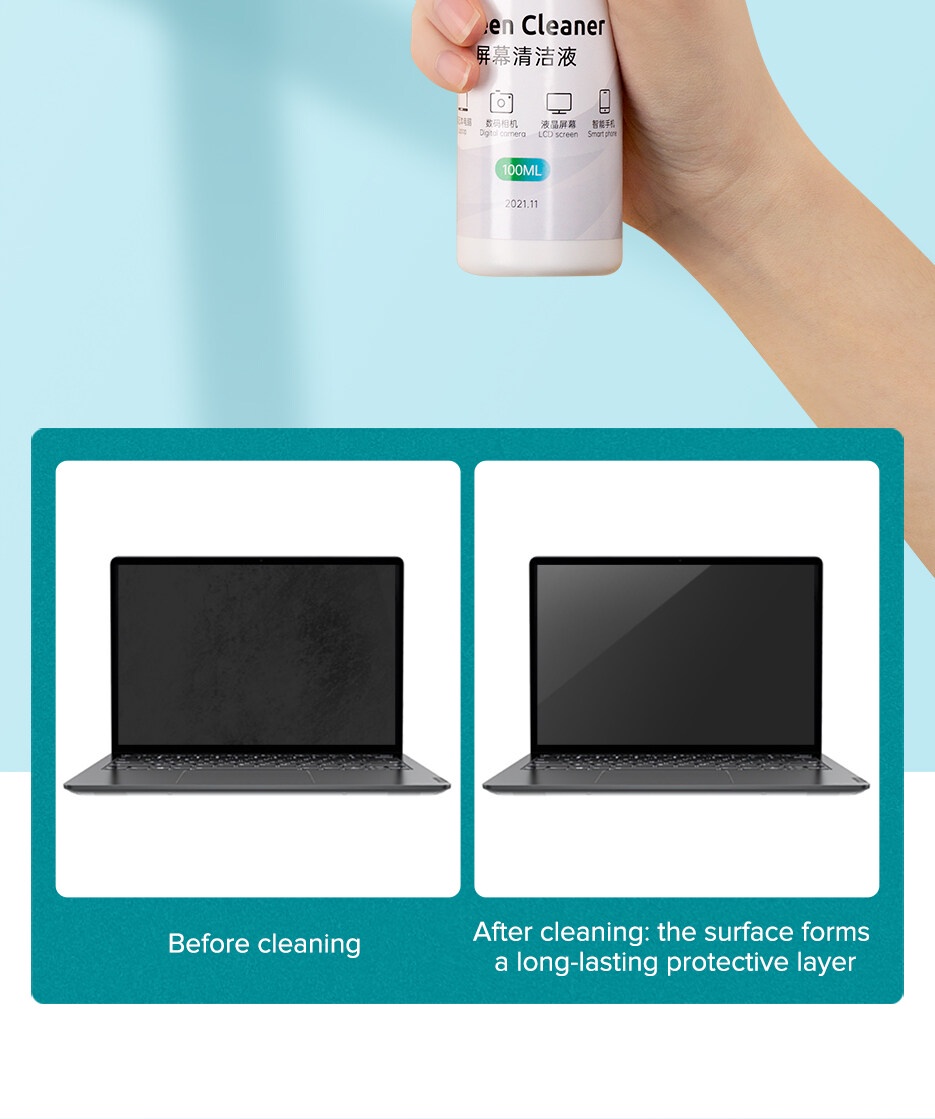 llano Computer Screen Cleaning Kit Lcd Monitor Cleaner for Laptop ...