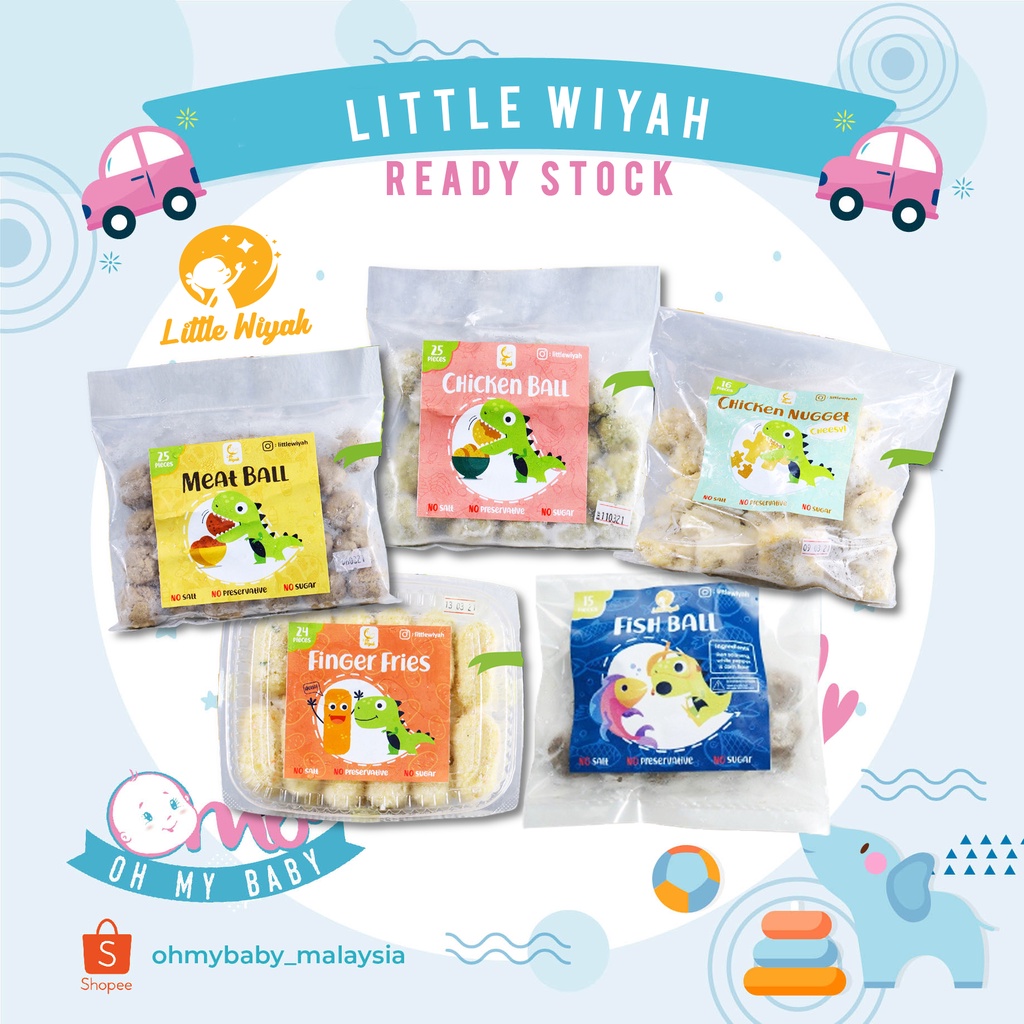 [READY STOCK] LITTLE WIYAH FROZEN FINGER BABY FOODS 8months