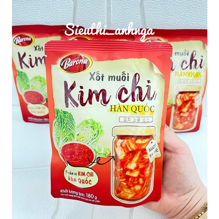 Korean Kimchi Salt Sauce BARONA Pack 180G Shopee Malaysia