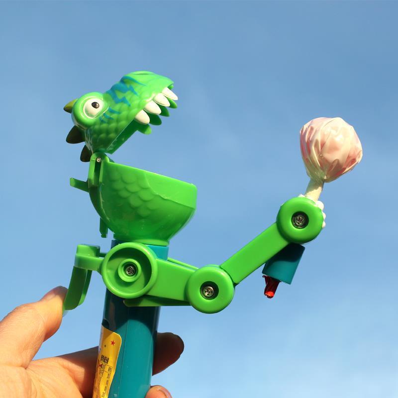 Catnip Lollipop Cat Toy Interactive Dinosaur Robot Funny Dog Stick