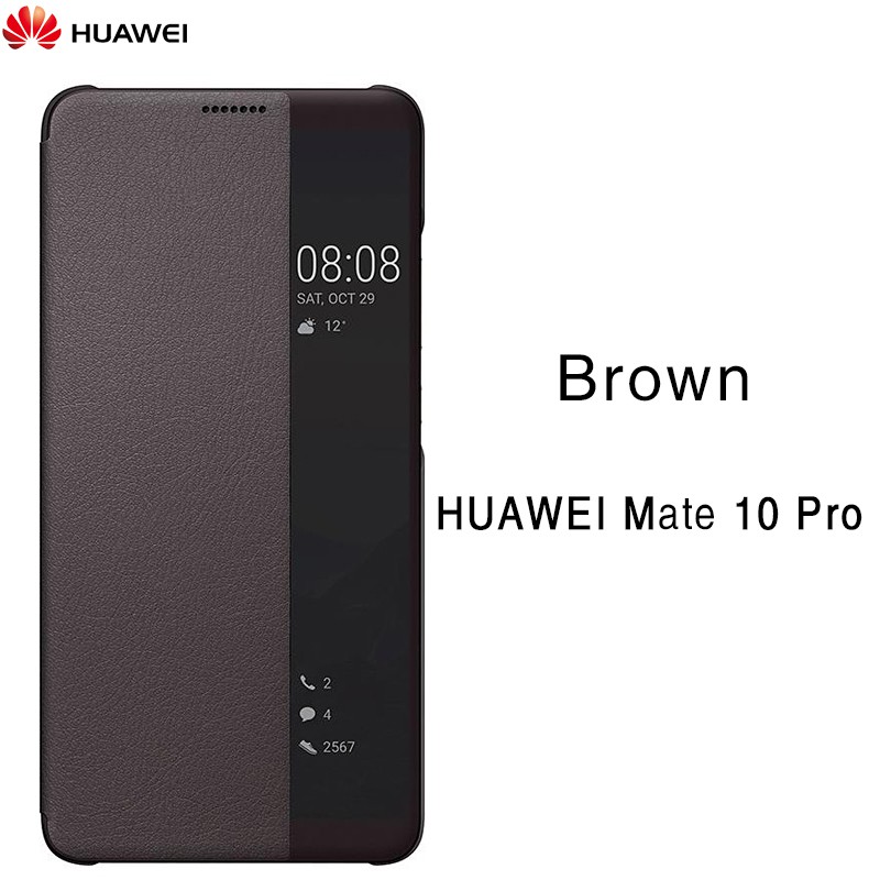 Original HUAWEI Mate 10 mate10 Pro Case Official Smart View Window