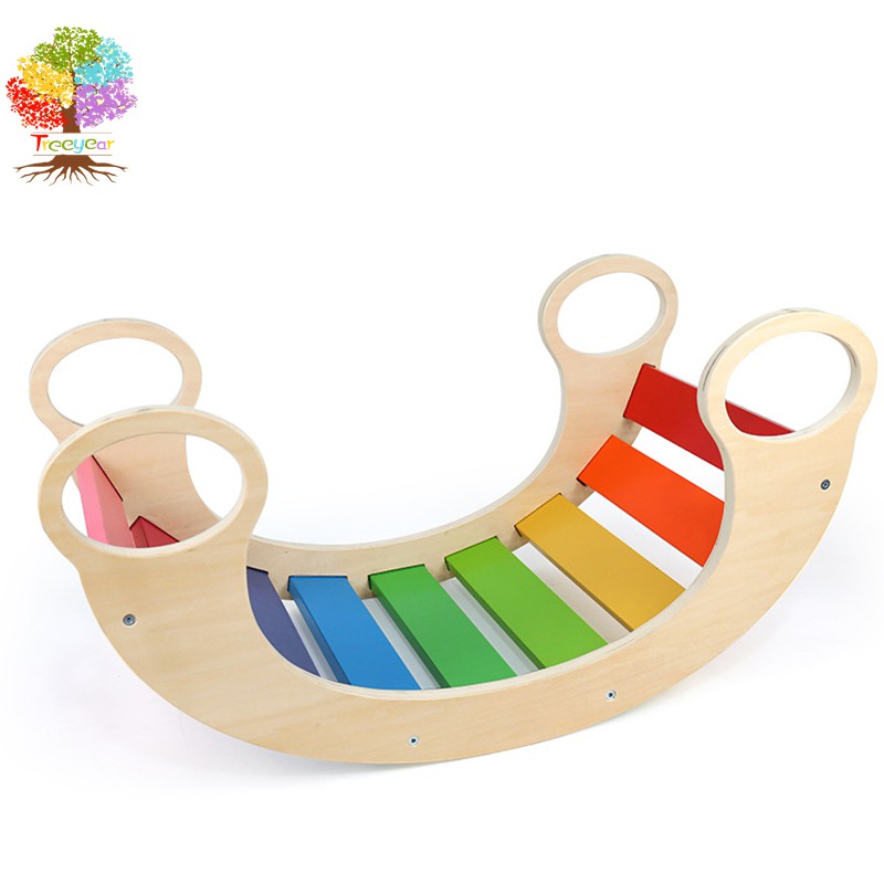 Child Rocking Chair Wooden Rainbow Rocker Wood Rocking Chair For Kid   65be67c024dfa4297ffe91be3e0cd9f5