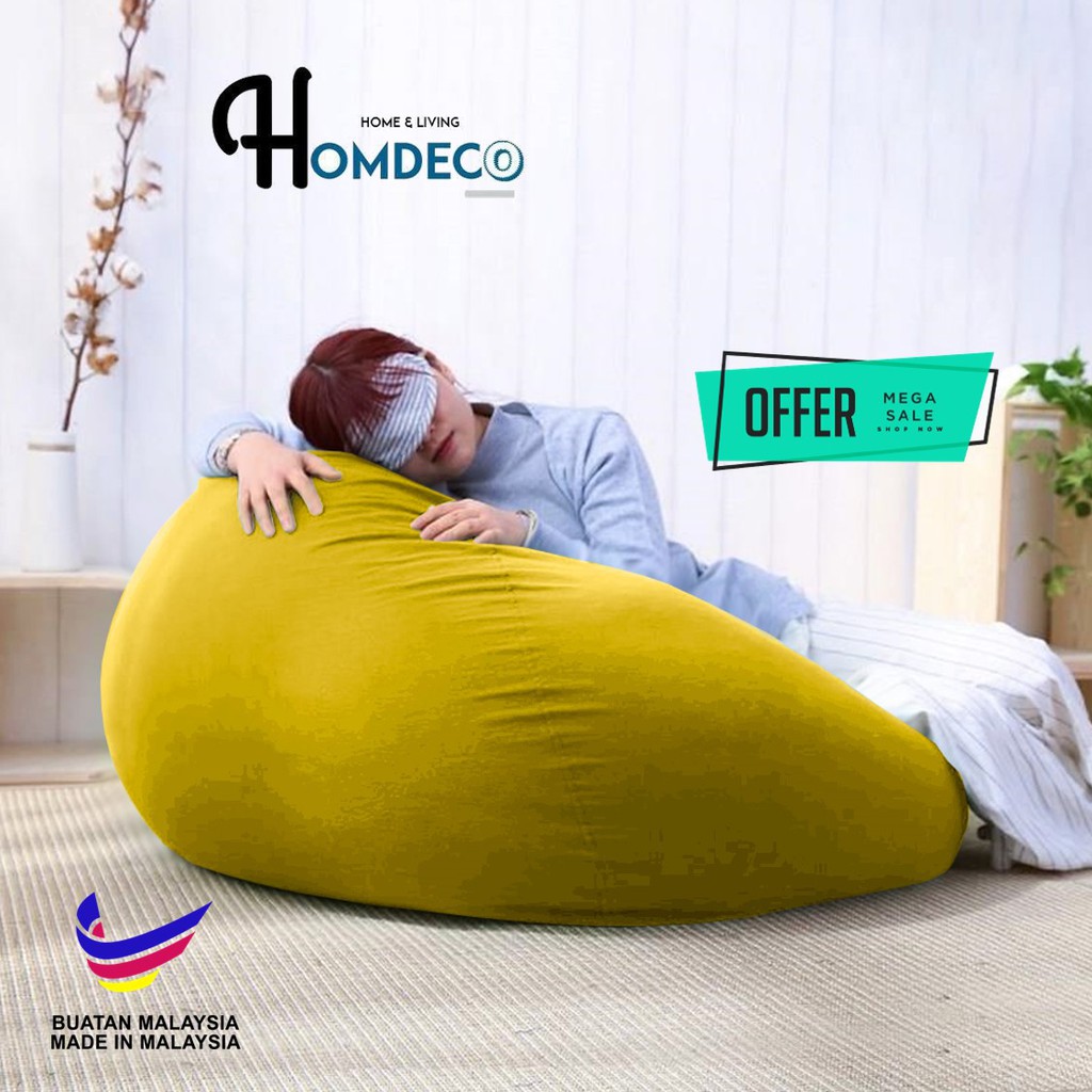 PROMOTION l Lazy Bean bag XXL Size Made In Malaysia READY STOCK Shopee Malaysia