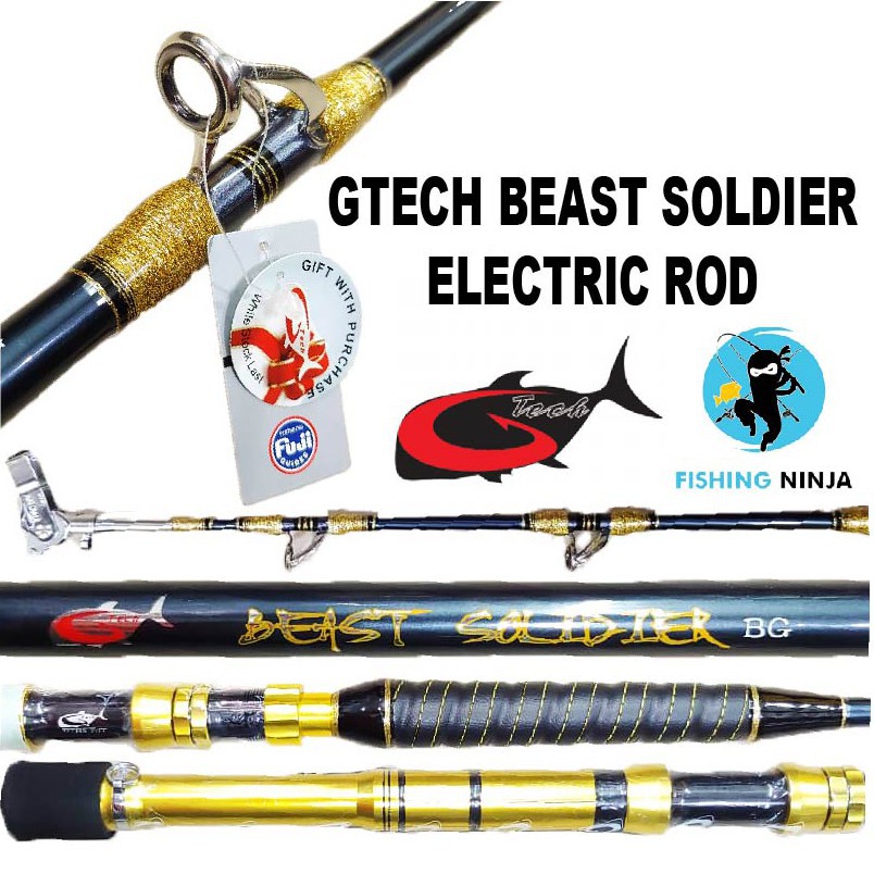 100%ORIGINAL Gtech Beast Soldier BG Electric Reel fishing rod 702
