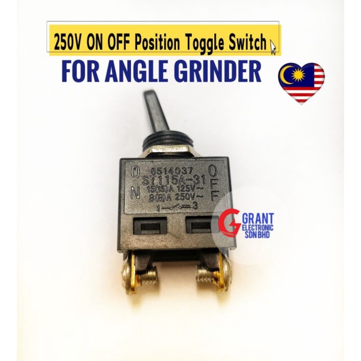 250V ON/OFF Position Toggle Switch for Angle Grinder | Shopee Malaysia