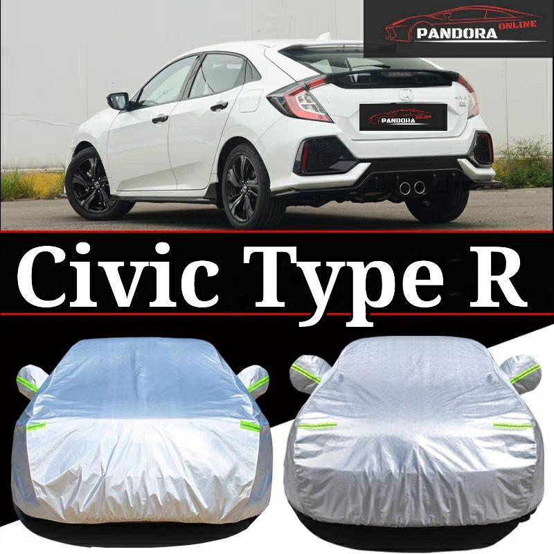 Honda Civic Type R Anti Acid Rain UV Sunlight Car Cover Waterproof SunProof Protection Car