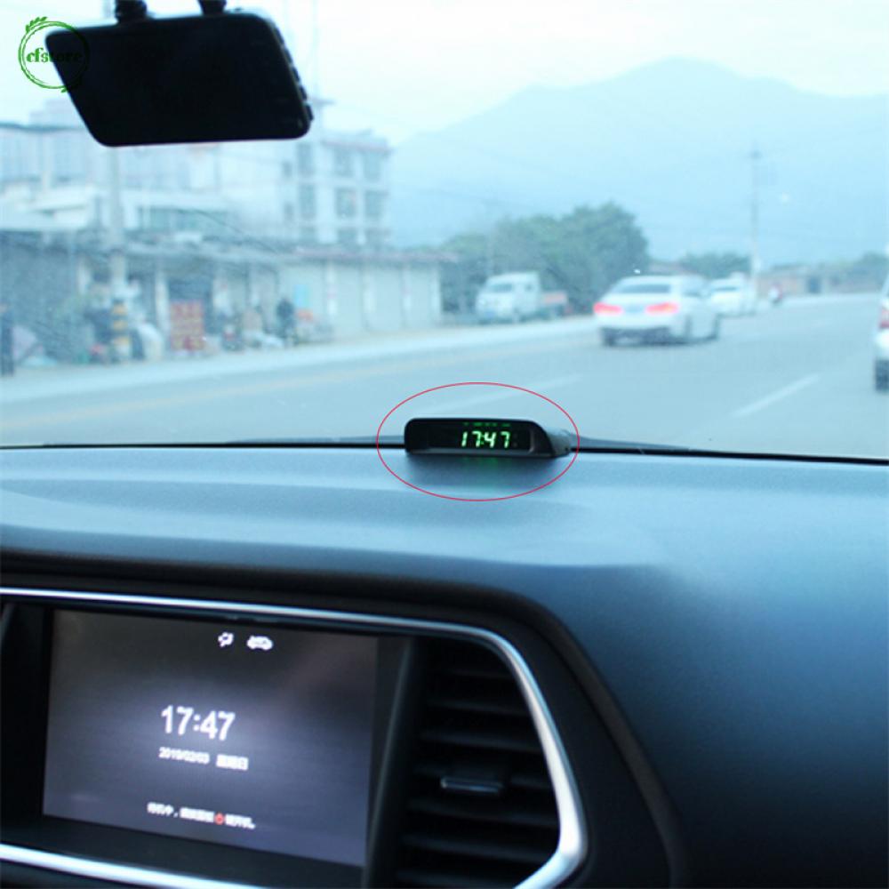 CF Car Clock Auto Internal Digital Watch Solar Powered 24-Hour Clock ...