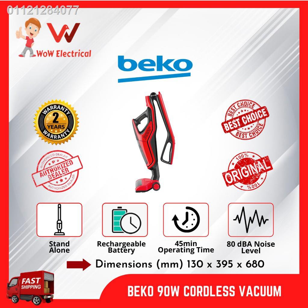 (WOW) Beko 90W Cordless Vacuum Cleaner VRT61814VR (14.4V) Stick