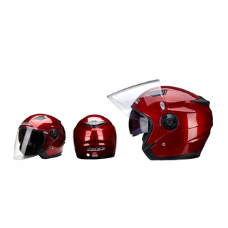 Motorbike Casco Go Kart Scooter Motor Van Motorcycle Dual Lens Vintage  Helmets Four Seasons Racing Half