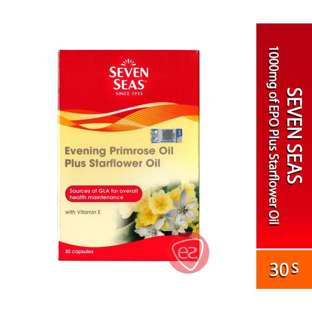 Seven Seas Evening Primrose Oil 1000mg Plus Starflower Oil Capsule