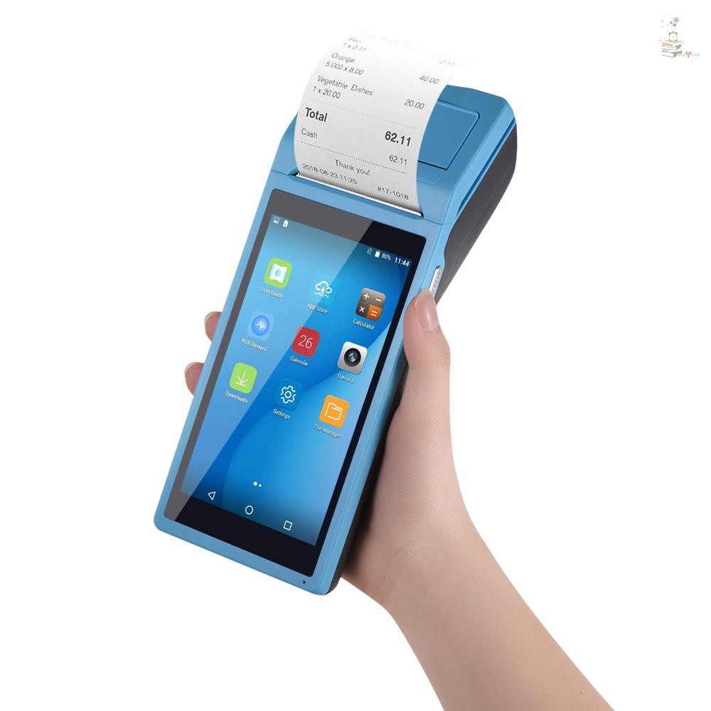 *Free Shipping*wifi Android Pos 4g Q1 Handheld PDA Printer Android POS ...