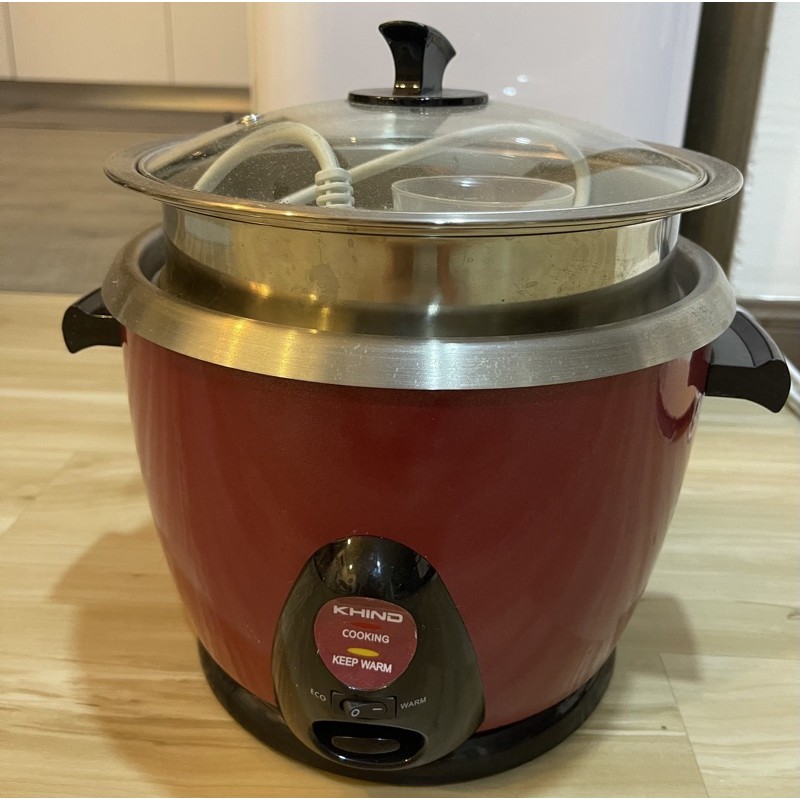 (SOLD)KHIND Anshin Rice Cooker Alpha Red 1.8L (Preloved) | Shopee Malaysia