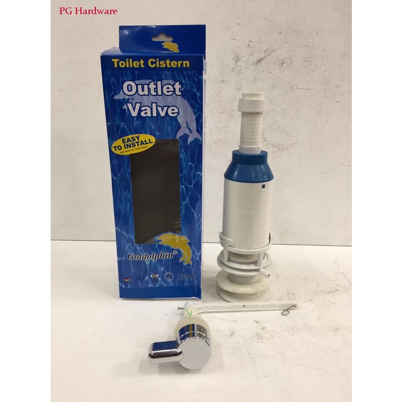 GOLDOLPHIN Toilet Cistern Outlet Valve Lever Handle ( 50mm GDA 2000