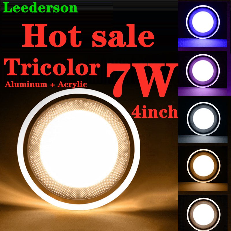 【LEEDERSON】 led downlight round downlight panel light ceiling light 7W