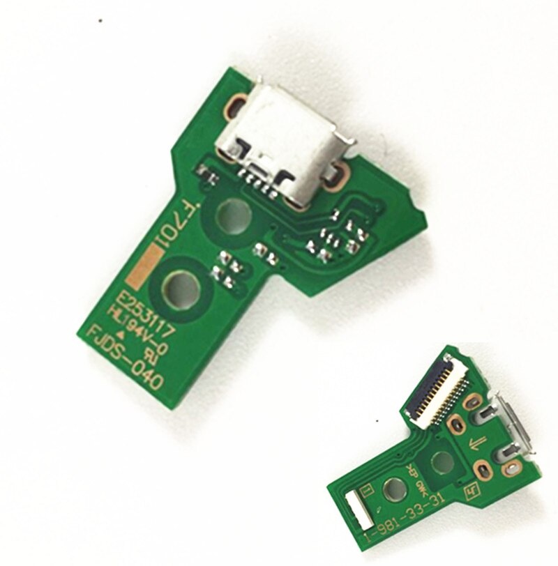USB Charging Port Socket Board 12 Pin For PS4 Dualshock Controller ...