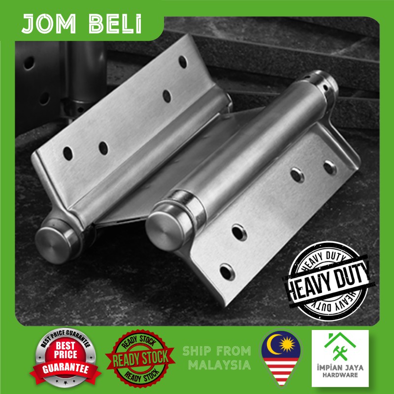 🌱IMP🌱 Stainless Steel Cowboy Hinges Cow boy Door Double Action Spring ...