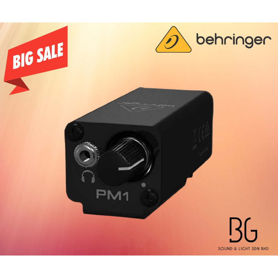 Behringer pm1 Personal InEar Monitor BeltPack Shopee Malaysia