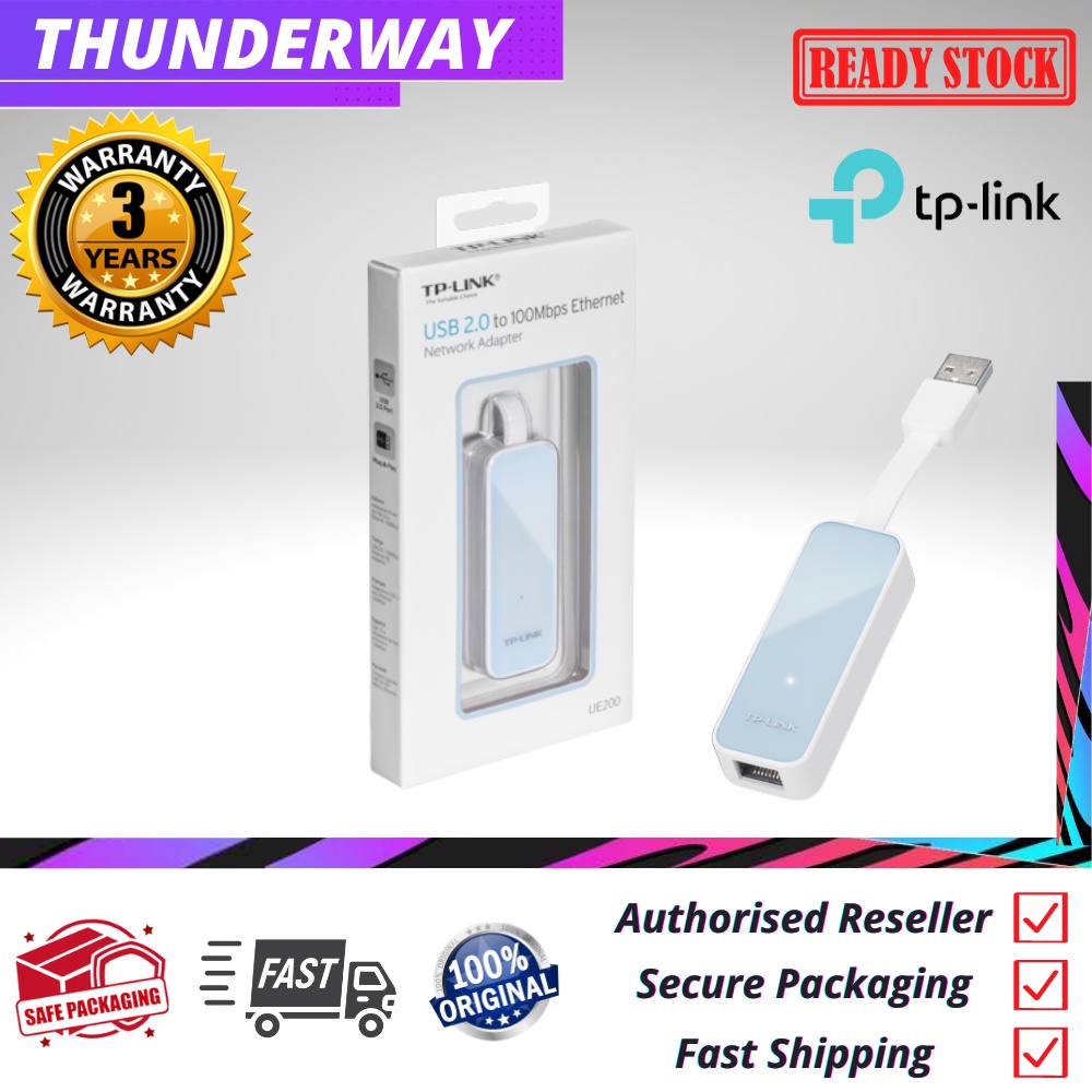 UE200 USB 2.0 To 100Mbps Ethernet Network Adapter | Shopee Malaysia