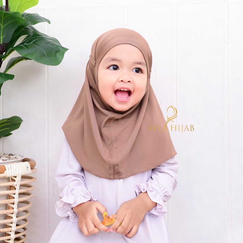 Jilbab Anak Bergo Maryam Baby 0-3th Jersey/Ara Jilbab Anak Jersey ...